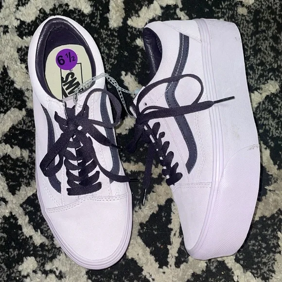 •VANS•NWT LAVENDER SUEDE STACKFORM LOW TOP OLD SKOOL SNEAKERS SIZE 8 - Picture 7 of 10
